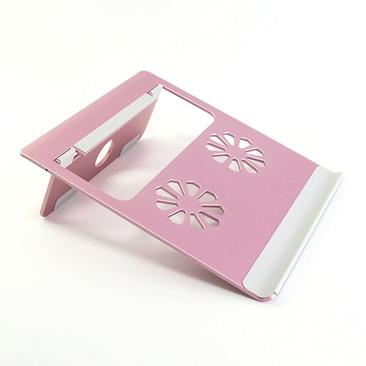 Universal Portable Foldable Hollow Radiating Aluminum Laptop Desktop Stand for Laptops Under 17 inch