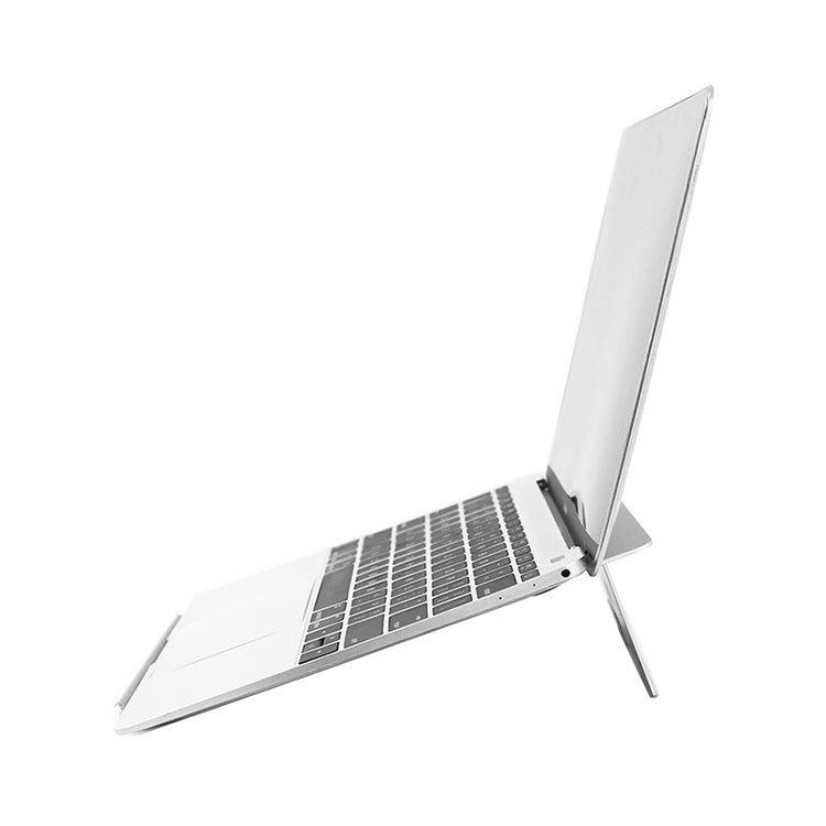 Universal Portable Hollow Radiating Aluminum Laptop Desktop Stand for Laptops Under 15 inch, with Cable Hole