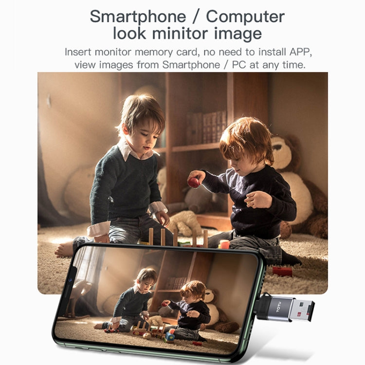 TOTUDESIGN FGCR-007 USB-C / Type-C  to USB 2 in 1 Card Reader