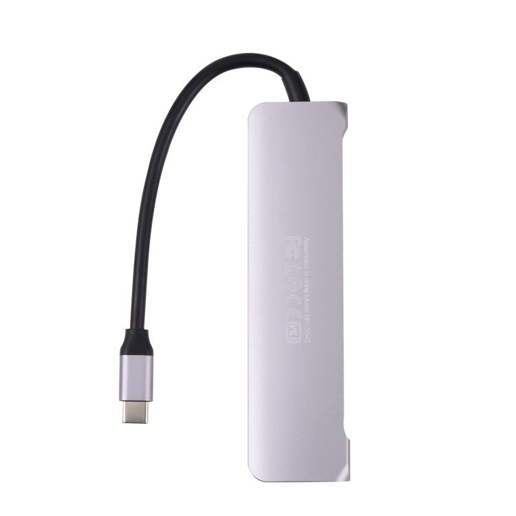 6 In 1 Multi-function Type-C / USB-C Adapter Docking Station