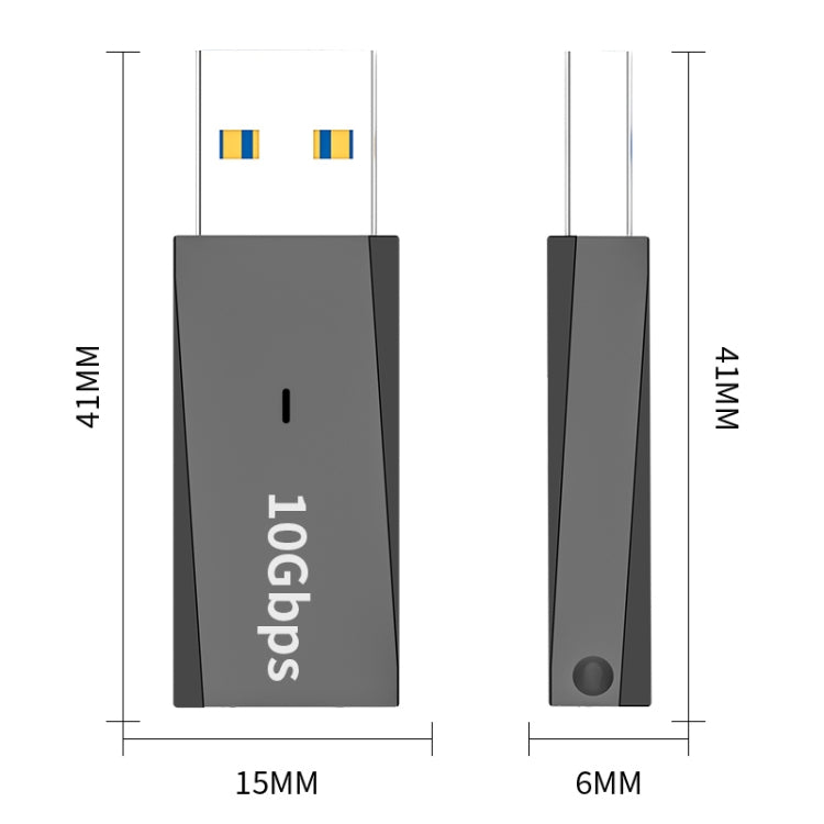 ADS-613 USB 3.1 Male to USB-C / Type-C Female Adapter