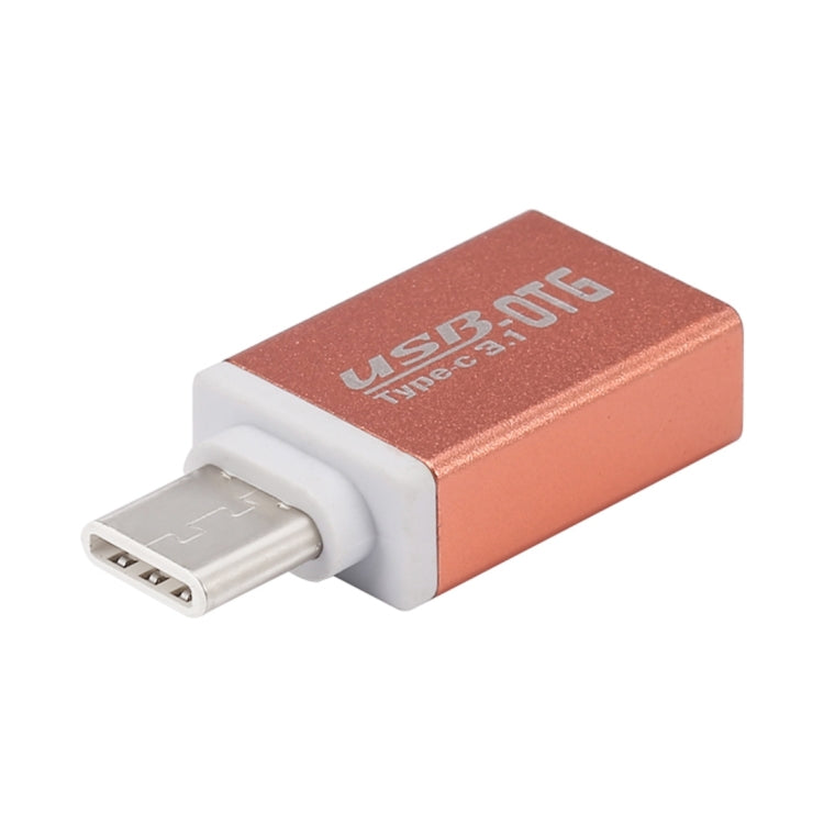 USB-C / Type-C 3.1 Male to USB 3.0 Female OTG Data / Charger Adapter for MacBook 12 inch, Chromebook Pixel 2015, Huawei 6P, LG 5X, Google 5X / 6P, Letv 1S / Le 1 Pro, Xiaomi 4C, Microsoft Lumia 950(Rose Gold)