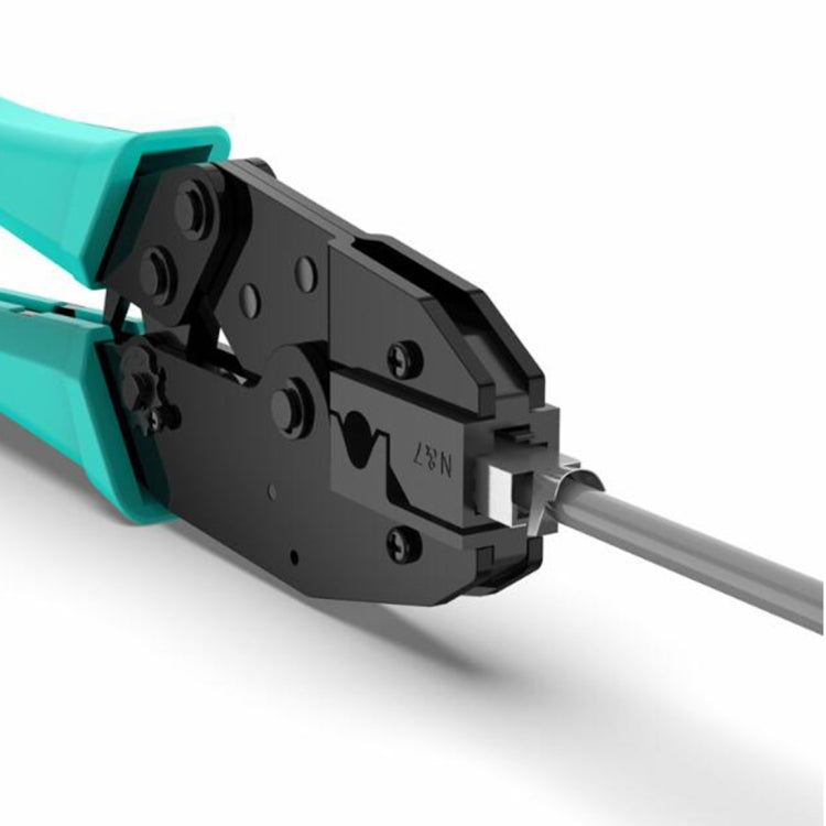 Ratchet Type-modular Plug Crimping Tool for Crimping 8P8C, 6P6C, 6P4C Modular Plug