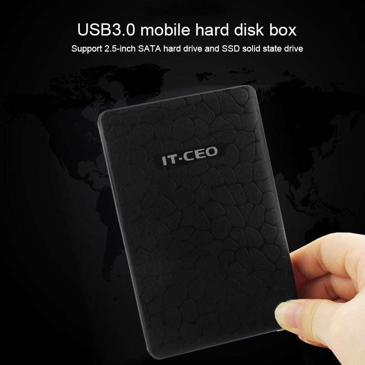 IT-CEO IT-713 2.5 inch Micro B SATA Interface Push-cover HDD Enclosure