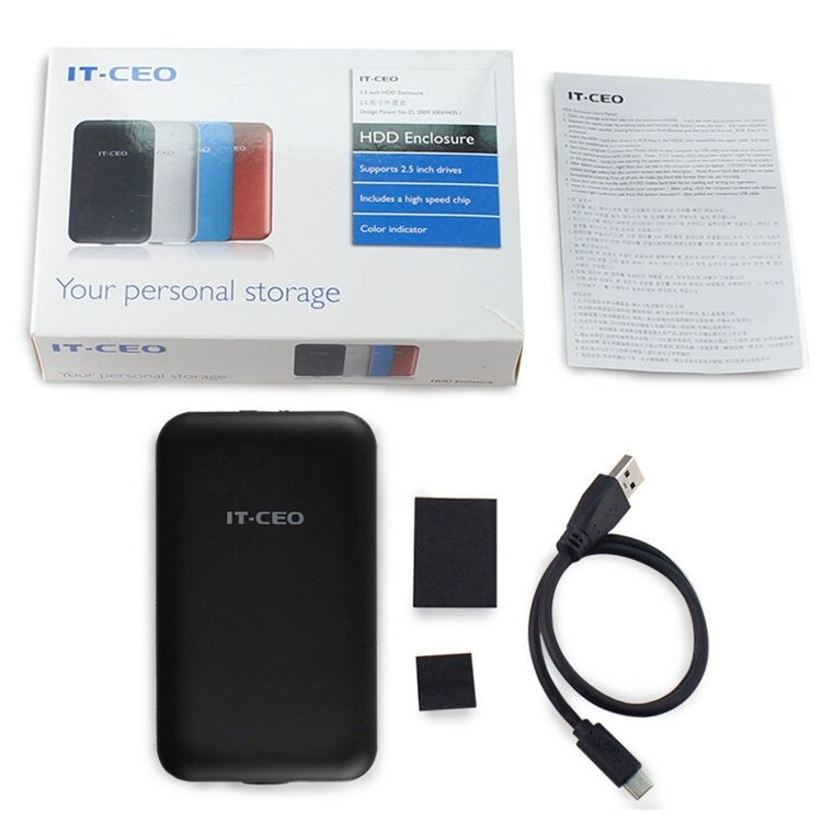 IT-CEO IT-700C 2.5 inch USB-C / Type-C SATA Interface SSD Enclosure, The Maximum Support Capacity: 6TB