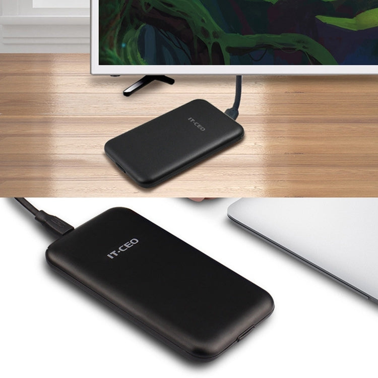 IT-CEO IT-700C 2.5 inch USB-C / Type-C SATA Interface SSD Enclosure, The Maximum Support Capacity: 6TB