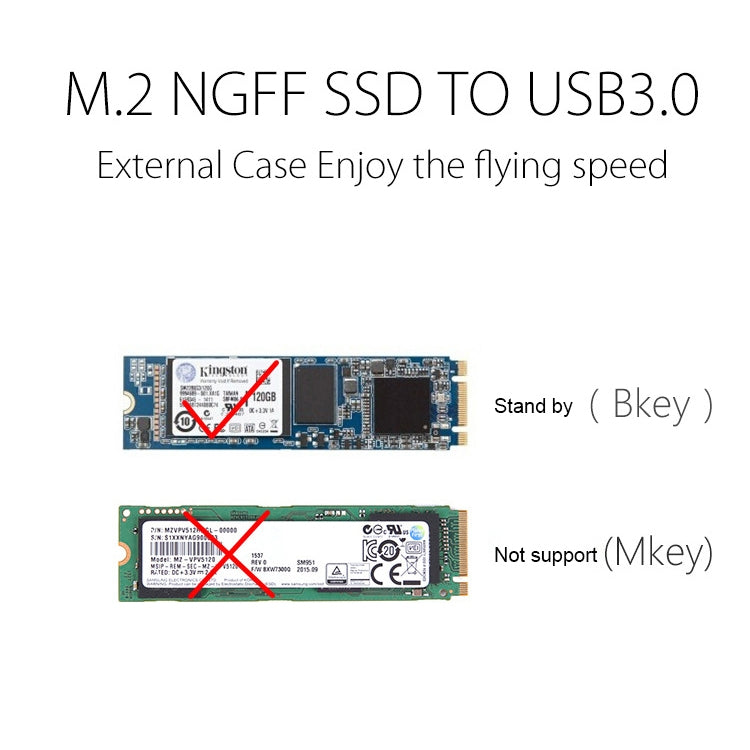 M.2 NGFF SSD to USB 3.0 Solid State Drive Conversion Box