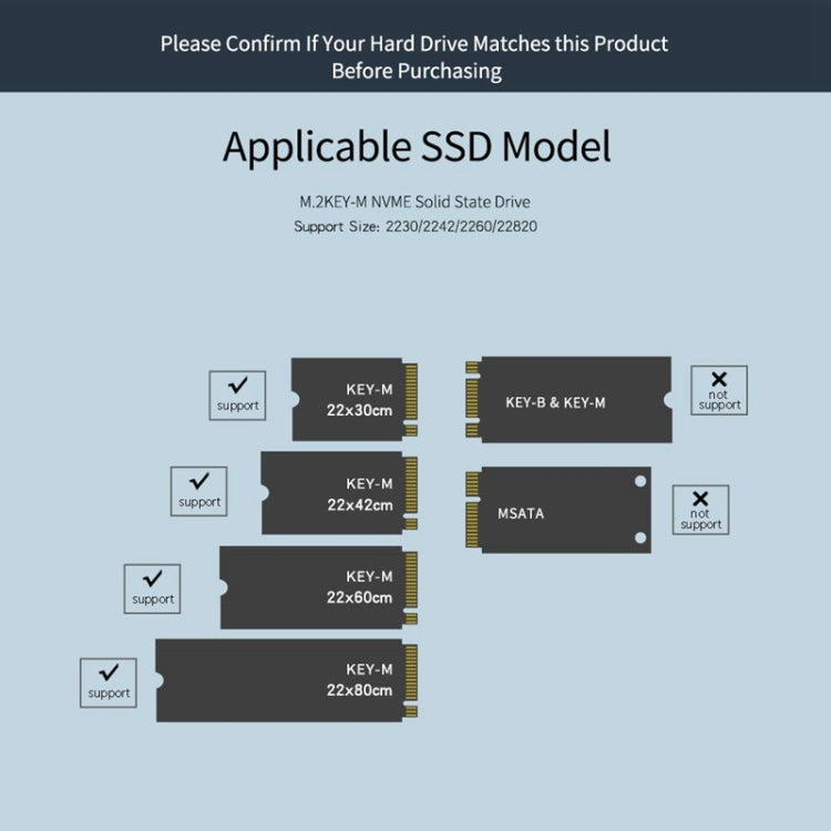 FA-NVME M.2 NVME to USB 3.1 Gen2 USB-C / Type-C Solid State Drive Enclosure, The Maximum Support Capacity: 2TB