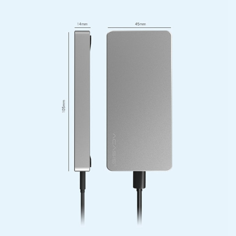 FA-NVME M.2 NVME to USB 3.1 Gen2 USB-C / Type-C Solid State Drive Enclosure, The Maximum Support Capacity: 2TB