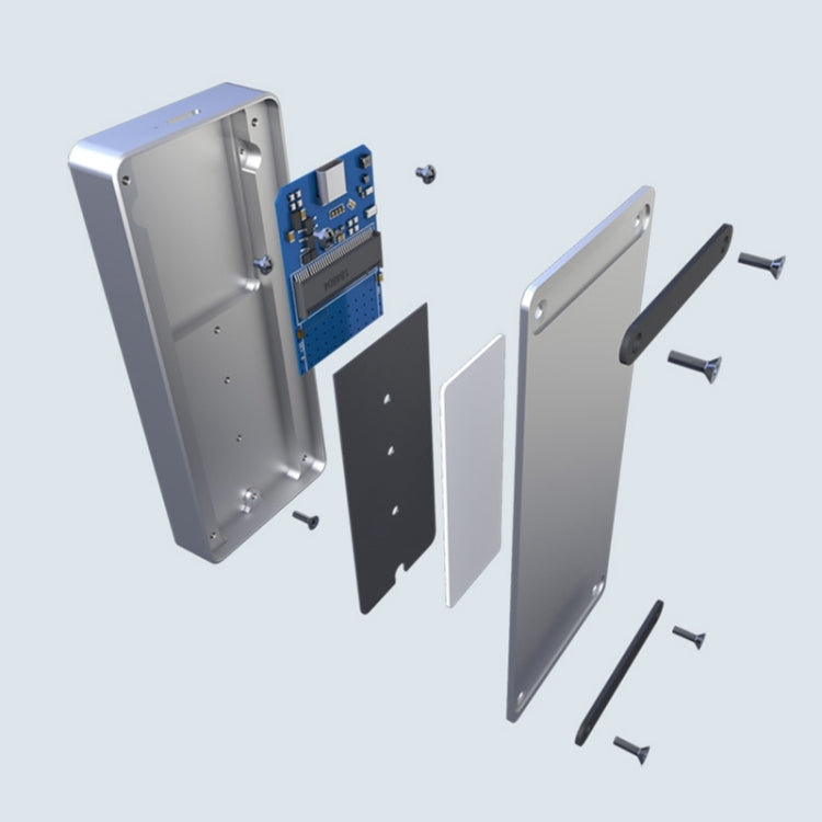 FA-NVME M.2 NVME to USB 3.1 Gen2 USB-C / Type-C Solid State Drive Enclosure, The Maximum Support Capacity: 2TB
