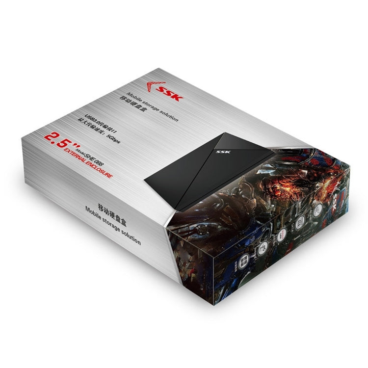 SSK 088 SATA 2.5 inch USB 3.0 Interface ABS HDD Enclosure