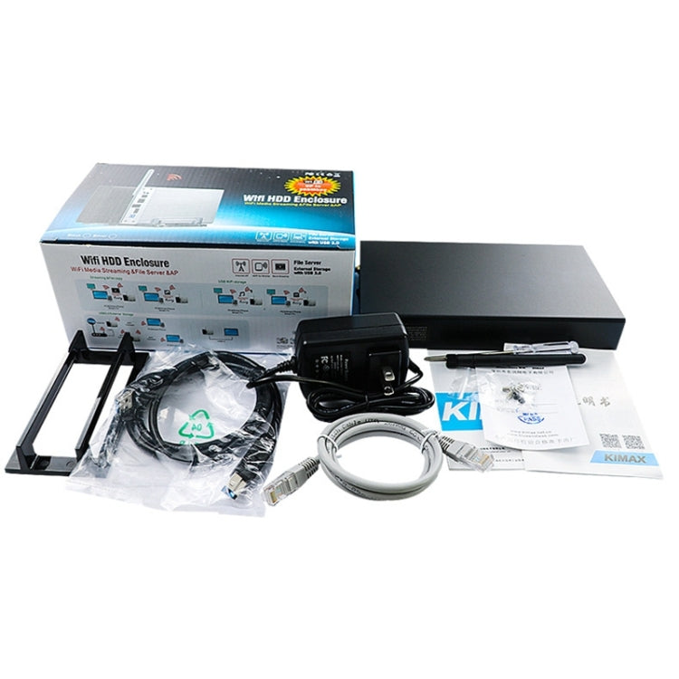 SATA 3.5 inch USB 3.0 Interface Wireless HDD Enclosure