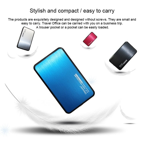 OImaster EB-2506U3 SATA USB 3.0 Interface HDD Enclosure for Laptops, Support Thickness: 7.0-12.5mm