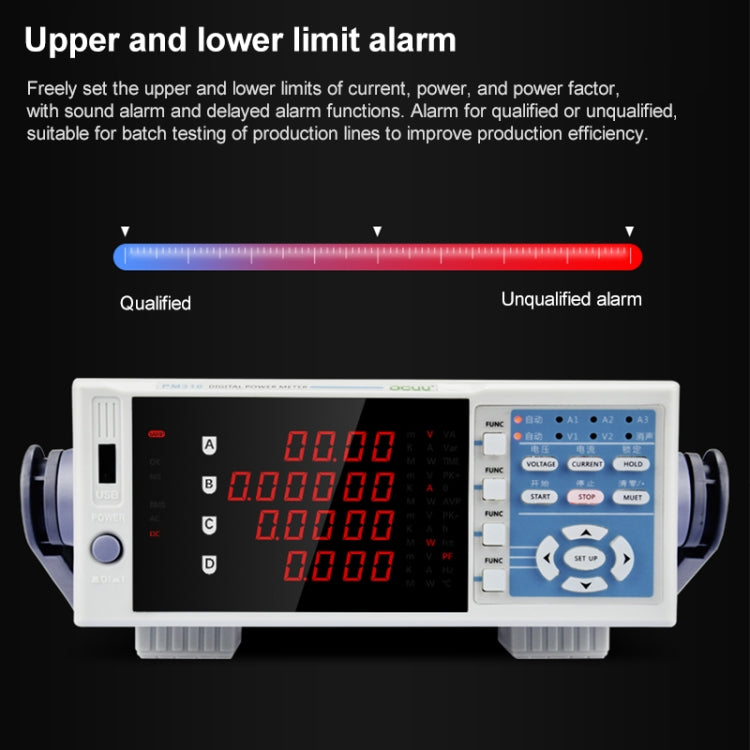 DCUU PM310 Intelligent Electrical Parameters Measuring Instrument