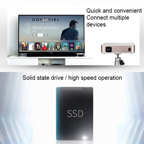 iru M7 TV Box Style Mini PC, Windows 10 Intel Core i5-8250U 8G+256G up to 3.5GHz, Support Bluetooth 4.0 & 2.4G / 5.0G Dual-band WiFi & 4K HD Video(Black)