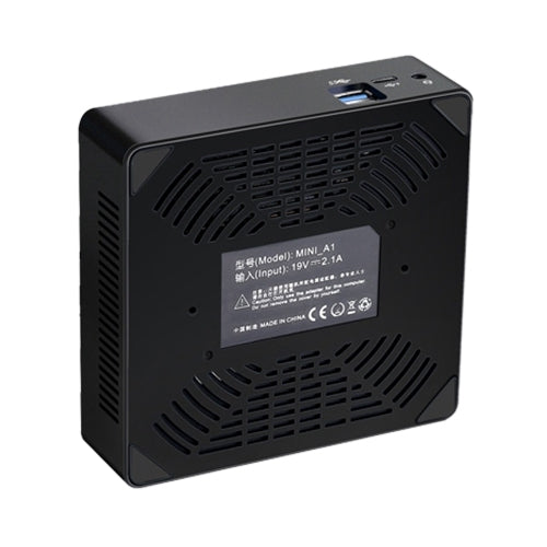 iru M7 TV Box Style Mini PC, Windows 10 Intel Core i7-6500U 4G+128G up to 3.5GHz, Support Bluetooth 4.0 & 2.4G / 5.0G Dual-band WiFi & 4K HD Video(Black)