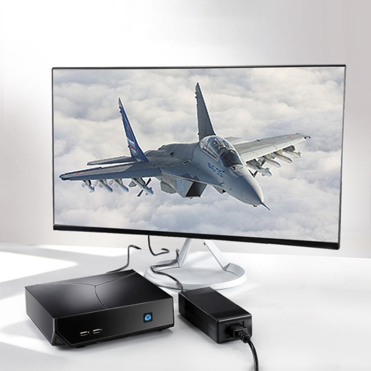 mingying M4I7-D 8GB+256GB Core I7 4750HQ Quard Core GTX1050Ti 4GB Independent Graphics Mini PC with 4 USB 2.0 Ports & 2 USB 3.0 Ports(Black)