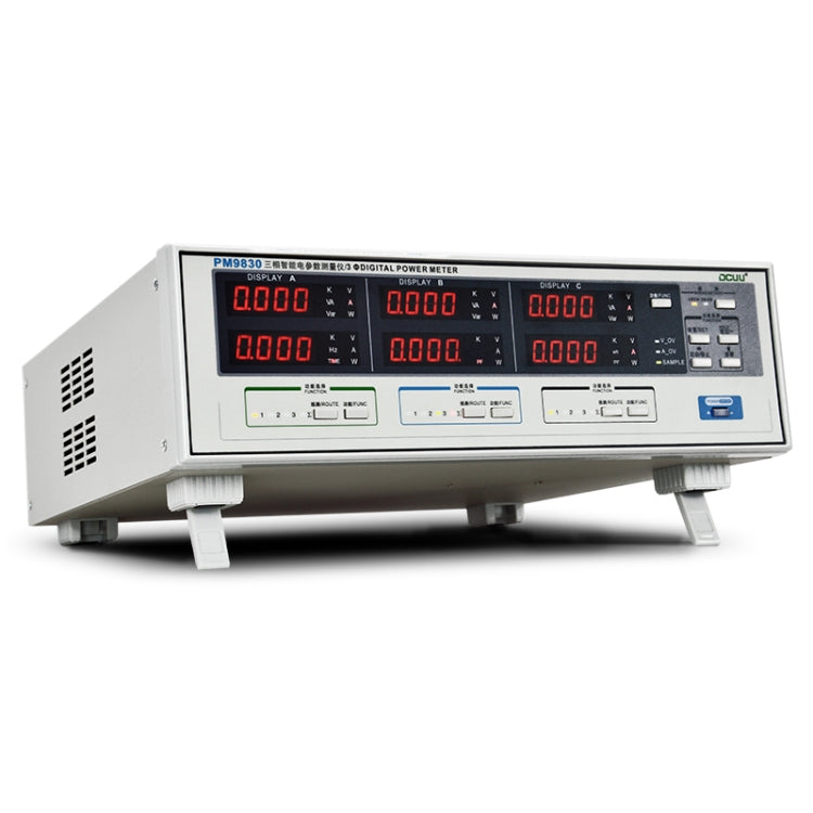 DCUU PM9830 500V 40A Three Phase Digital AC Voltage Current Power Factor & Power Meter