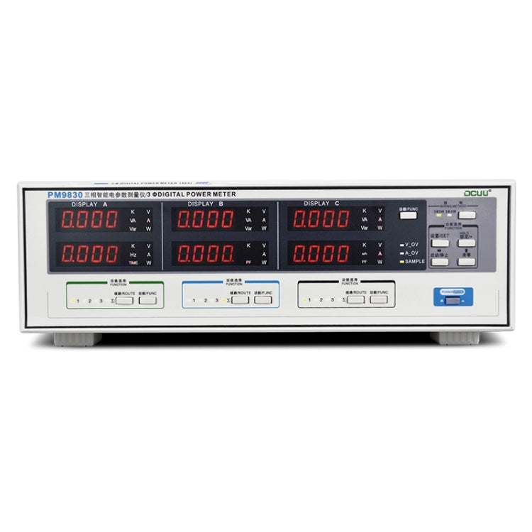 DCUU PM9830 500V 40A Three Phase Digital AC Voltage Current Power Factor & Power Meter