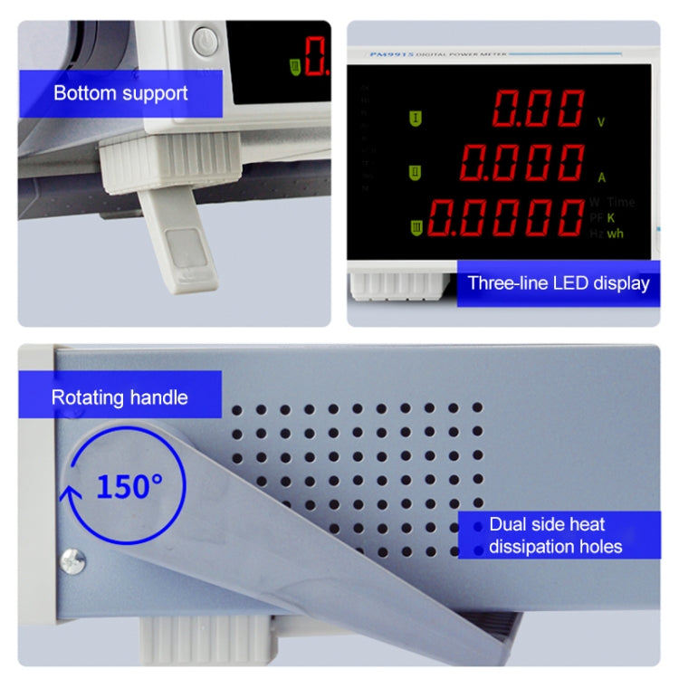 DCUU PM9915 Intelligent Electrical Parameters Measuring Instrument