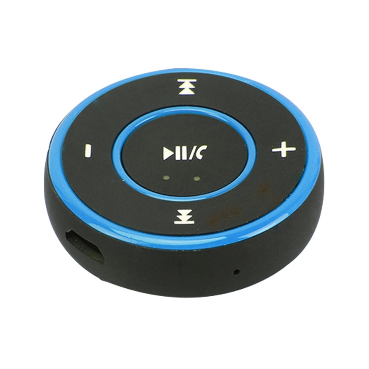 Car Sports Bluetooth V2.1+EDR Music Player Receiver with LED Light & 3.5mm Stereo Input Jack, Support USB Charge & Hands-free, Button without Backlit