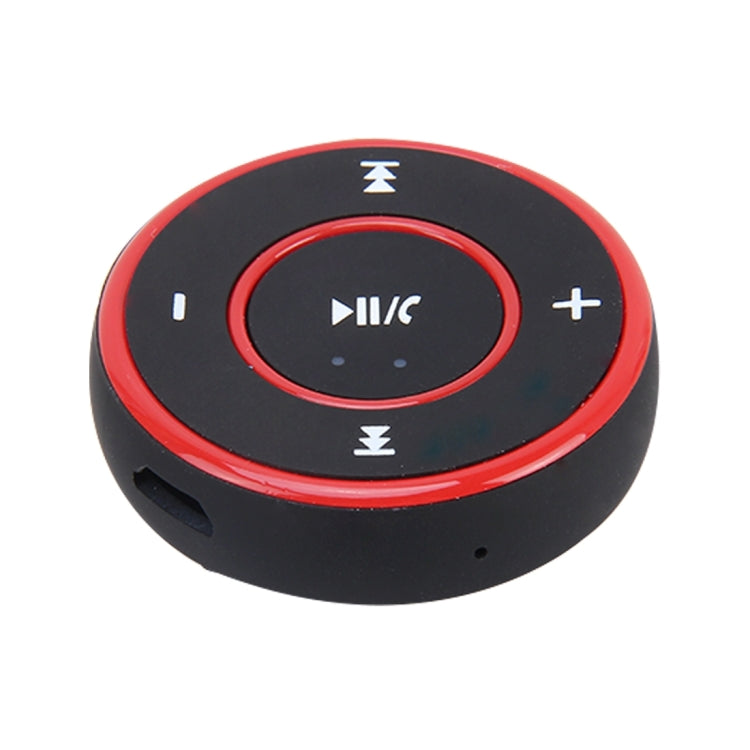 Car Sports Bluetooth V2.1+EDR Music Player Receiver with LED Light & 3.5mm Stereo Input Jack, Support USB Charge & Hands-free, Button without Backlit