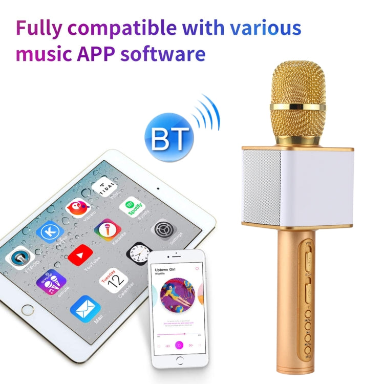 SDRD SD-08 Double Speakers High Sound Quality Handheld KTV Karaoke Recording Bluetooth Wireless Condenser Microphone