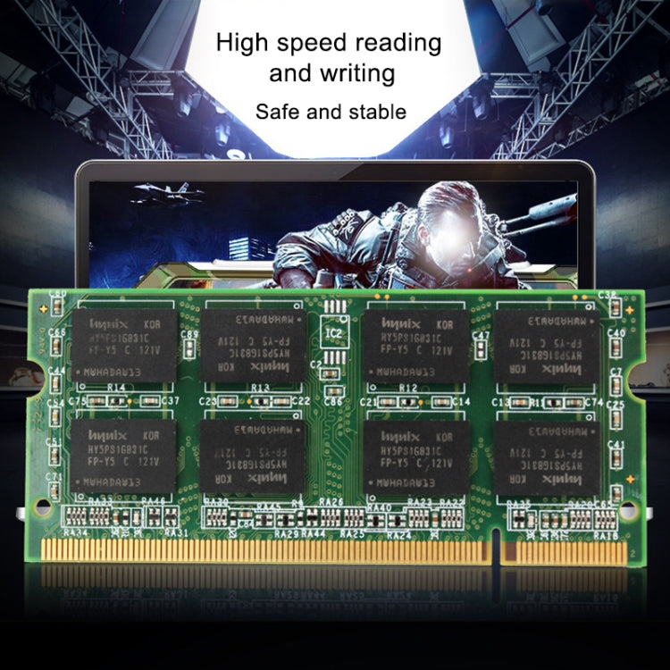 YRUIS DDR2 800MHz 2GB PC2-5300/6400 Memory RAM Module for Laptop