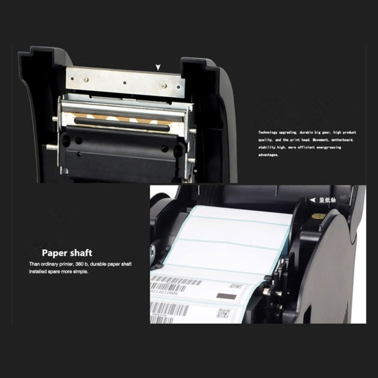 Xprinter XP-360B USB Port Thermal Automatic Calibration Barcode Printer