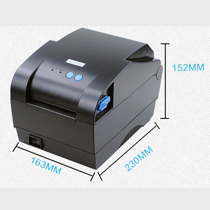 Xprinter XP-365B USB Port Thermal Automatic Calibration Barcode Printer