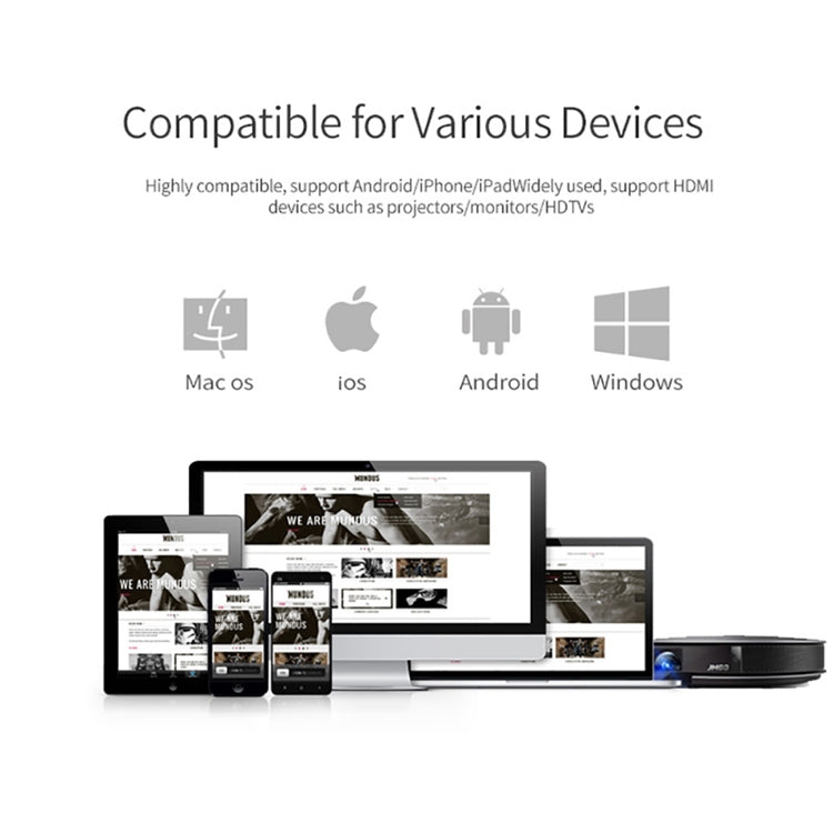 D5 Wireless TV Dongle 1080P High Definition Screen Device Connector Adapter Display Receiver for Andriod & IOS