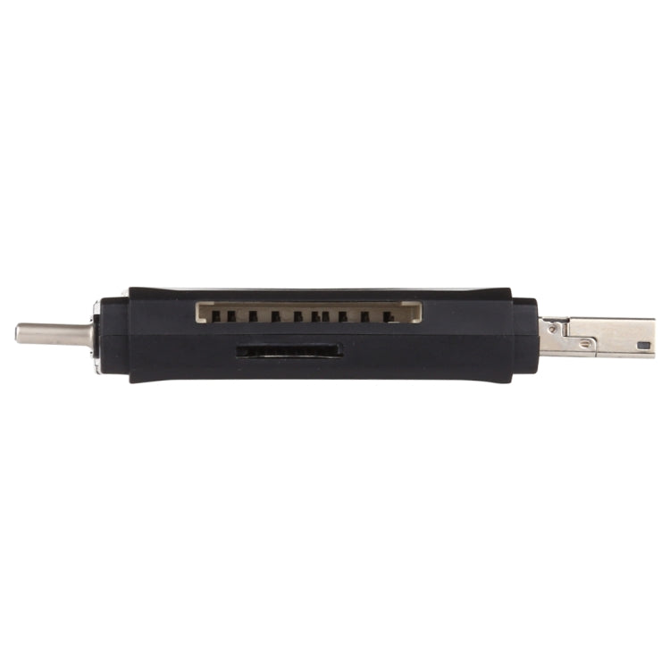 USB-C / Type-C + SD + TF + Micro USB to USB 2.0 Card Reader