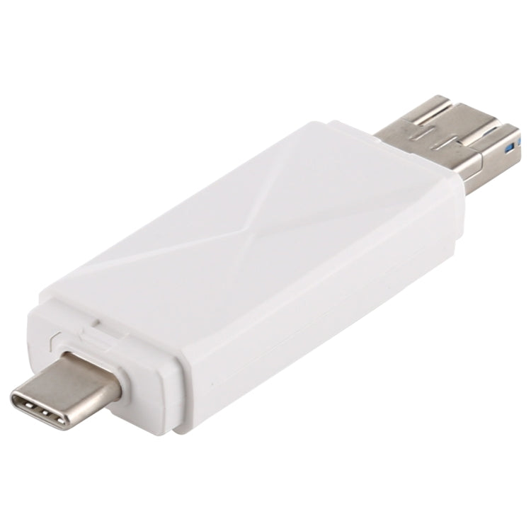 USB-C / Type-C + SD + TF + Micro USB to USB 3.0 Card Reader