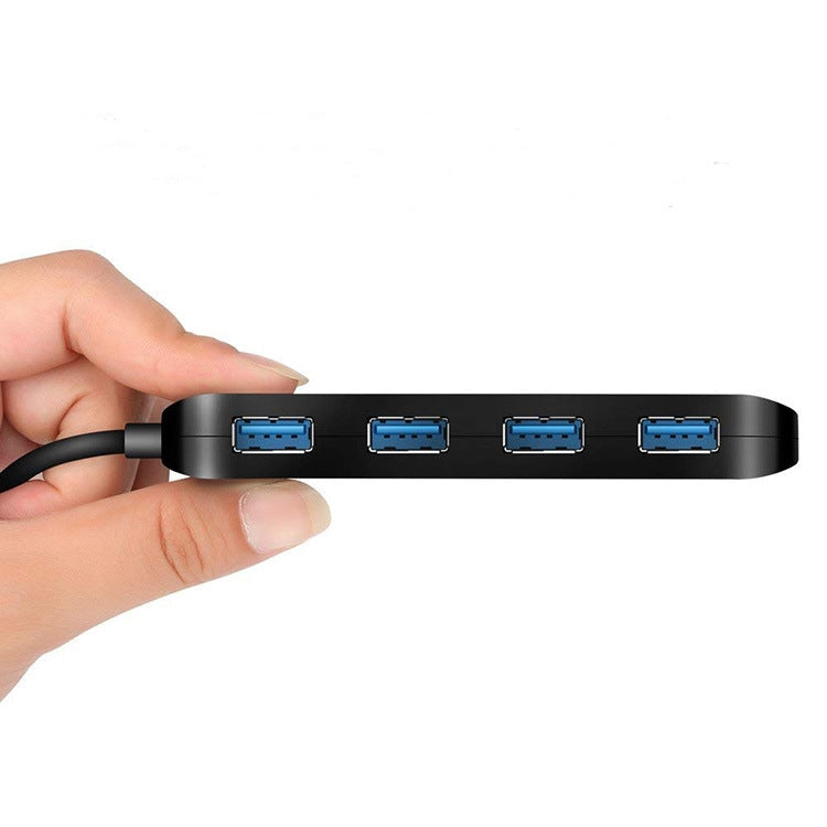 High Speed 4 x USB 3.0 to USB-C / Type-C HUB with Switch (Black)