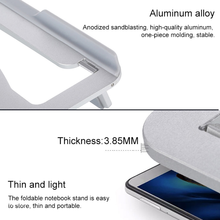Portable Aluminum Alloy Cooling Holder Can Be Folded