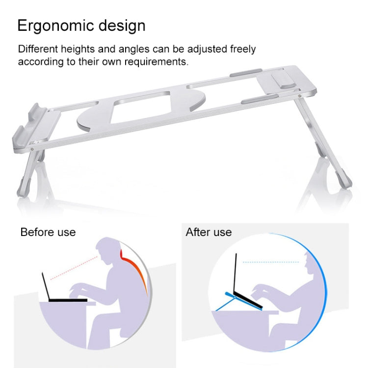 Portable Aluminum Alloy Cooling Holder Can Be Folded