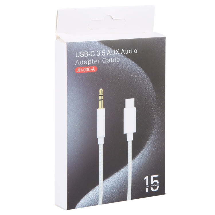 JH-030-A USB-C/Type-C to 3.5mm AUX Audio Adapter Cable