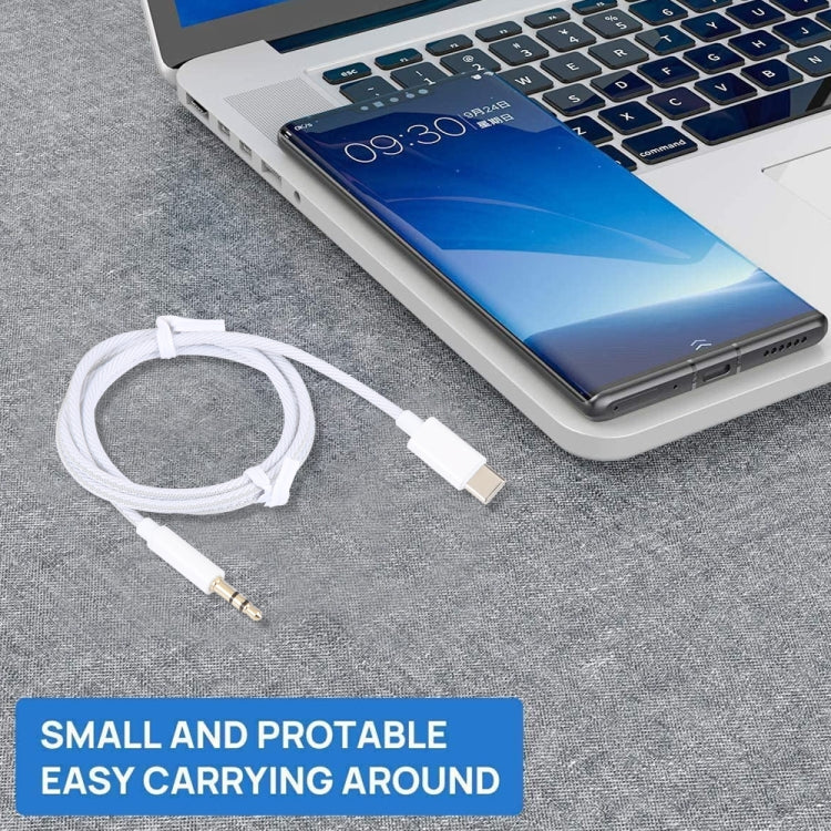 JH-030-A USB-C/Type-C to 3.5mm AUX Audio Adapter Cable