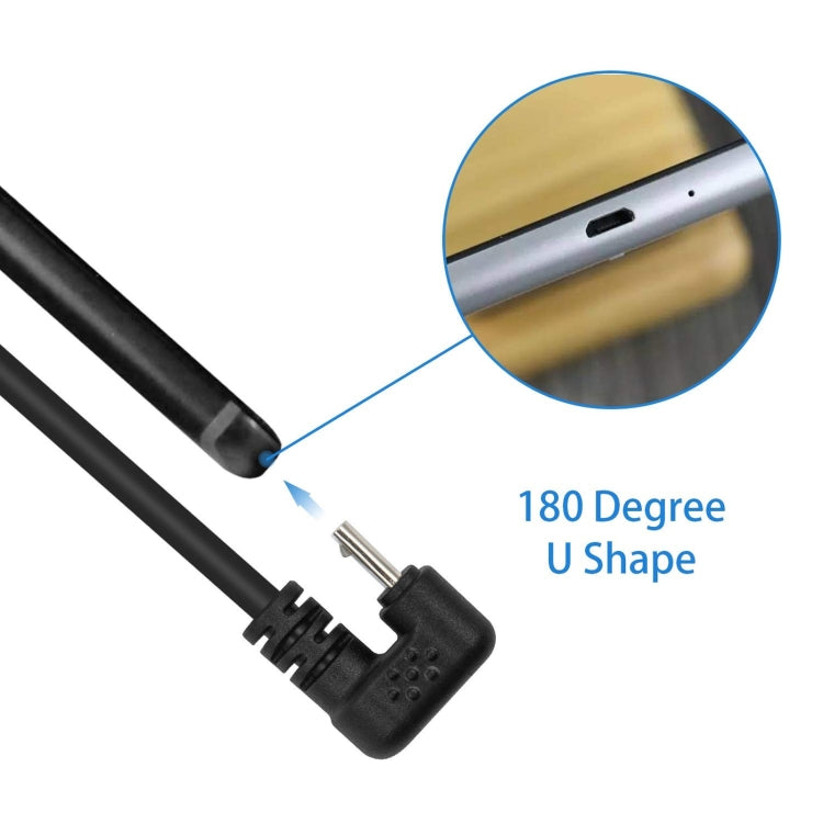 U-shaped Micro USB Male to Female Extension Cable