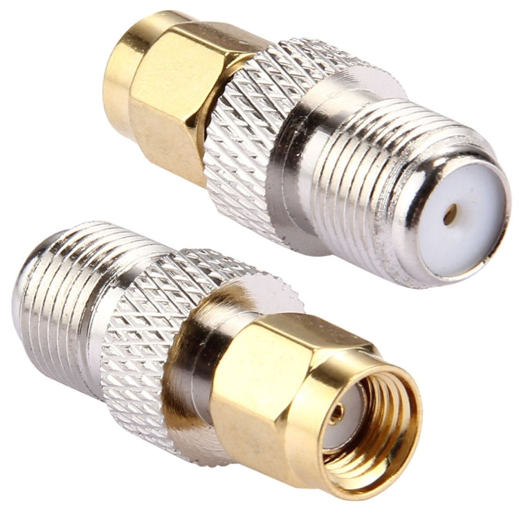 2 PCS F Female to RP-SMA Male Connector