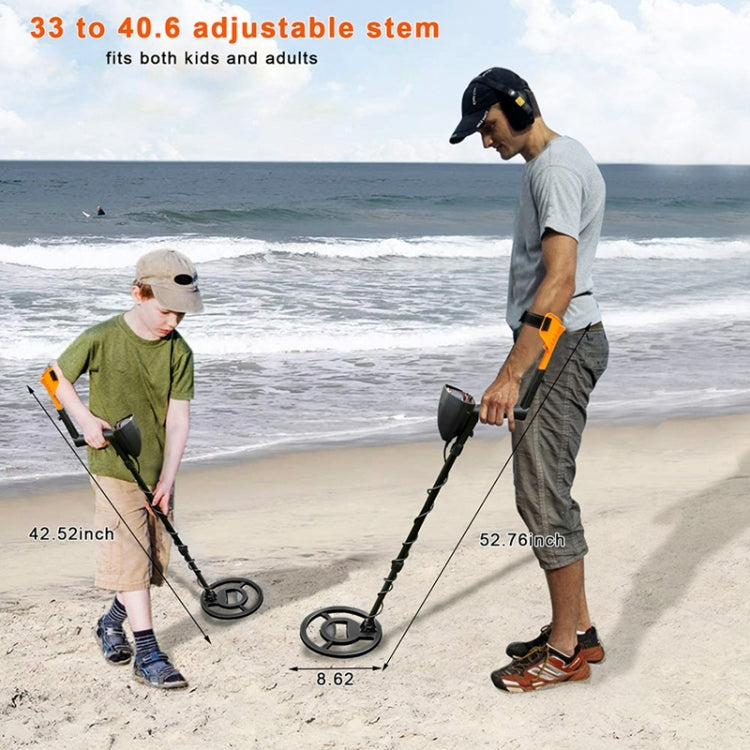 [US Warehouse] 10 inch Metal Finder Treasures Seeking Tool with Shovel & Bag & Headphone