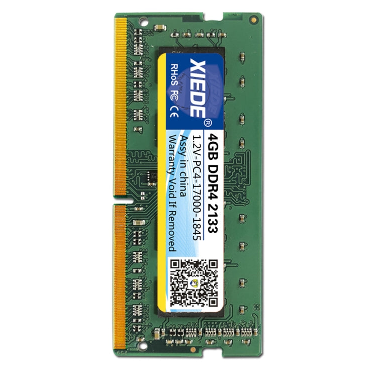 XIEDE DDR4 2133MHz 4GB 17000Hz Memory RAM Module for Laptop