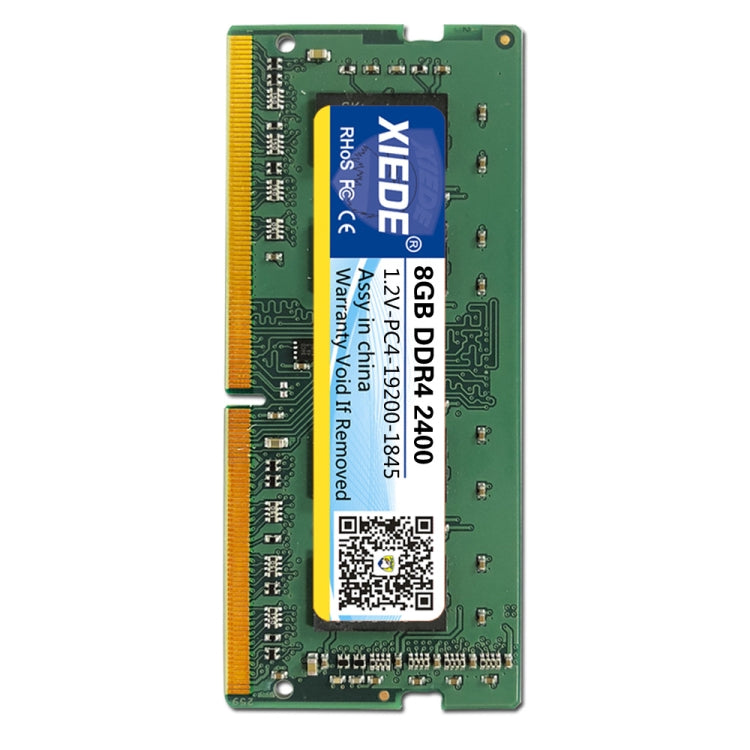 XIEDE DDR4 2400MHz 8GB PC4-19200 Memory RAM Module for Laptop