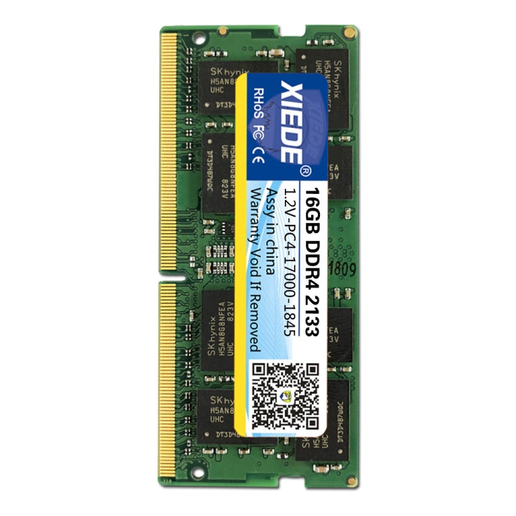 XIEDE Hynix Chip DDR4 2133MHz 16GB Memory RAM Module for Laptop