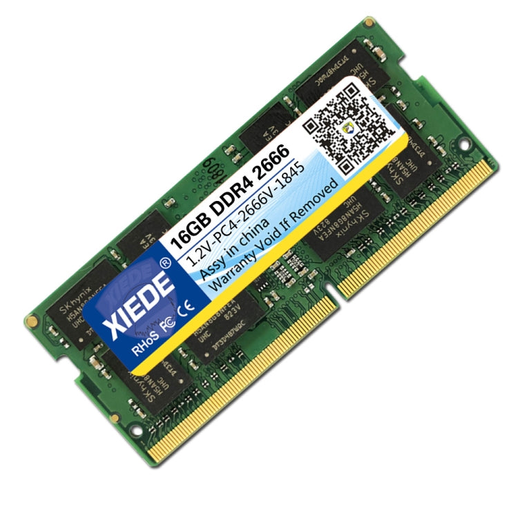 XIEDE Hynix Chip DDR4 2666MHz 2667MHz 16GB Memory RAM Module for Laptop