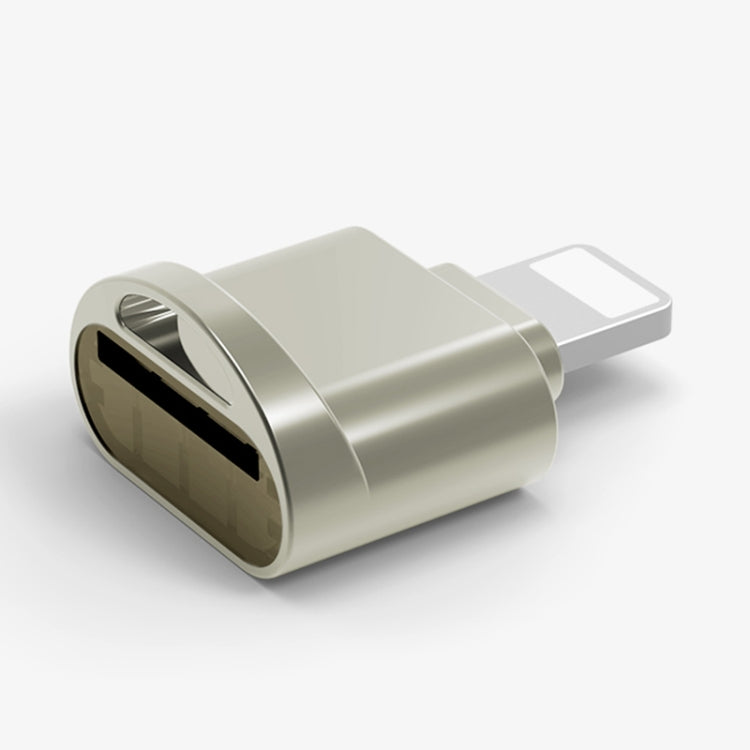 8 Pin to TF Card Zinc Alloy OTG Card Reader for IOS 13 System