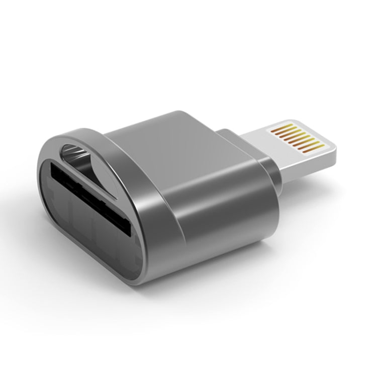 8 Pin to TF Card Zinc Alloy OTG Card Reader for IOS 13 System