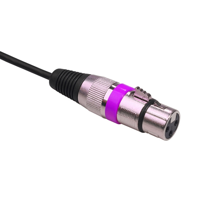 2055MFF-03 2 In1 XLR Male to Double Female Microphone Audio Cable, Length: 0.3m