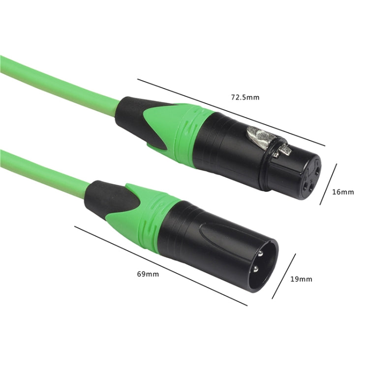 XRL Male to Female Microphone Mixer Audio Cable, Length: 1m