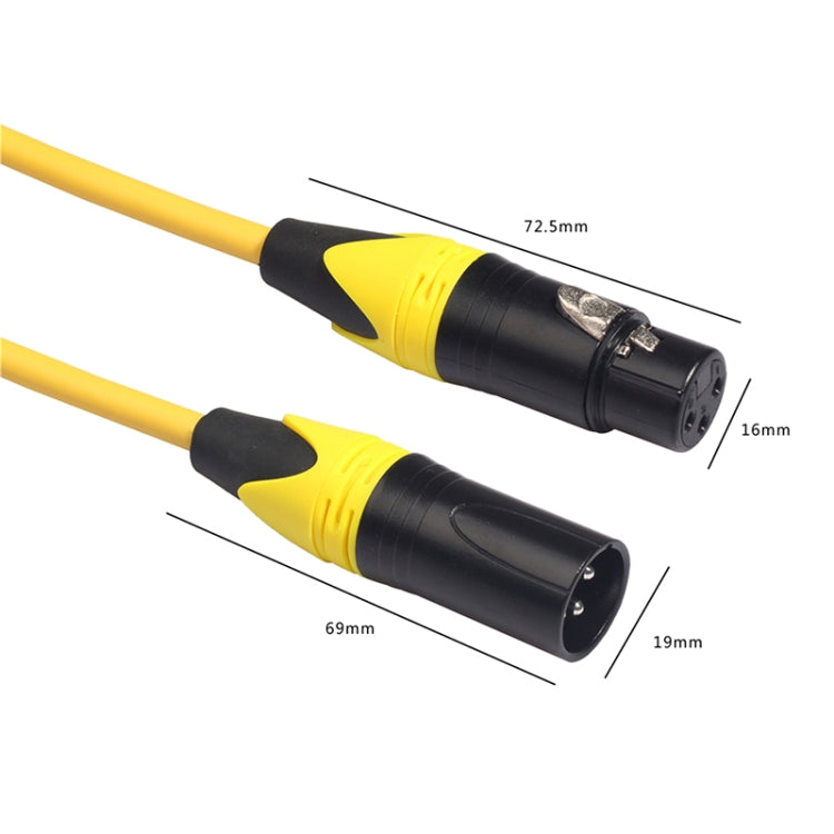 XRL Male to Female Microphone Mixer Audio Cable, Length: 1.8m